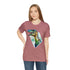 Stained Glass Velociraptor - Short Sleeve Tee